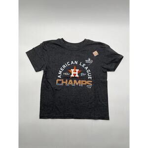 Houston Astros Youth L 7/6X MLB 2019 AL Champs Gray T-Shirt Tee
